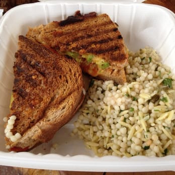 Bytes Cafe - A new option for 2014 - grilled cheese with avocado and tomato! - Sandwiches Near Me - Stanford, California Bytes Cafe - A new option for 2014 - grilled cheese with avocado and tomato! - Sandwiches Near Me - Stanford, California