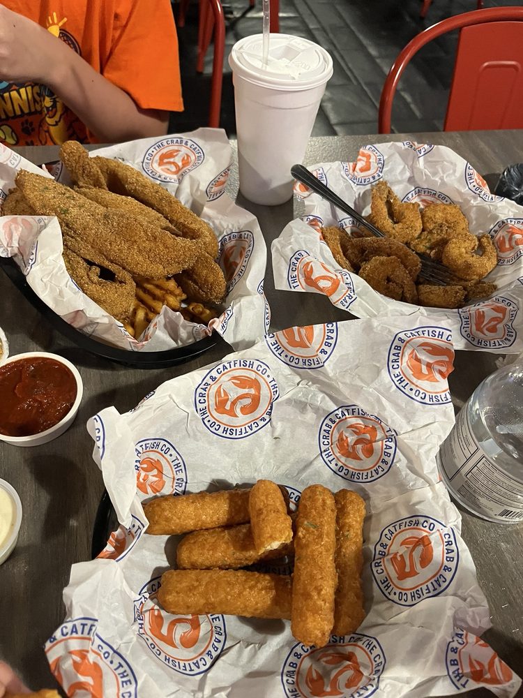 Food from Bayou Jaq’s Seafood Shack