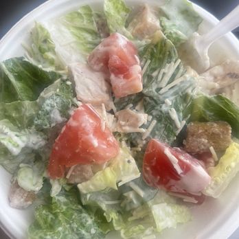 Erik's DeliCafe of Foster City - Chicken Cesar salad with tomatoes and extra cheese - Sandwiches Near Me - Foster City, California Erik's DeliCafe of Foster City - Chicken Cesar salad with tomatoes and extra cheese - Sandwiches Near Me - Foster City, California
