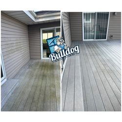 Bulldog Cleaning Services - Trex-Deck before & after!