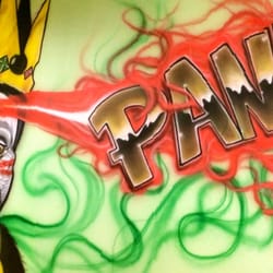 Pandora's Box Tobacco Shop in Citrus County, Florida. Artwork by Steve Burton @ Perseverance Tattoo.
