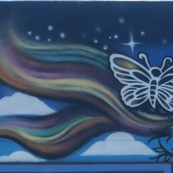 Metamorphosis CBD Vape & Smoke Shop - Outside art