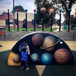 Space theme inclusive playground Space theme inclusive playground