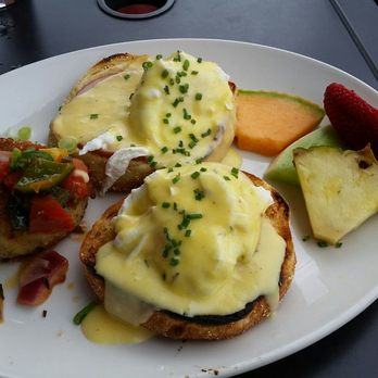Grace's Table - Eggs Benedict available only during weekend brunch.  Well worth a try - New American Near Me - Napa, California