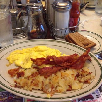 Ewing Diner - Two eggs, bacon, potatoes, and toast! Tasty food that'll fill you up and it is all a good price. - Diners Near Me - Ewing, New Jersey