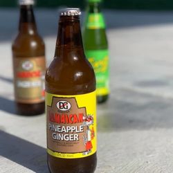 Cjs Jamaican Kitchen - Straight from Jamaica pineapple ginger beer mon!!!!!