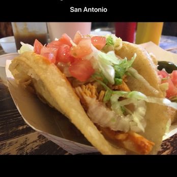 Ray's Drive Inn - Shredded chicken taco - Tex-Mex Near Me - San Antonio, Texas Ray's Drive Inn - Shredded chicken taco - Tex-Mex Near Me - San Antonio, Texas