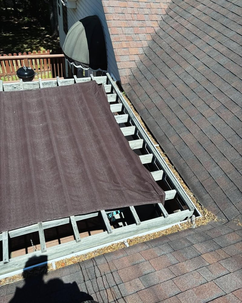 Slide of Studs Gutter Cleaning