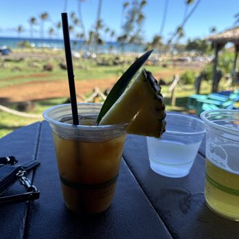Mamahune's - Drink with a pretty view. Tiki style bar with beautiful location (which you pay for) but hey when on vacation right? - Tiki Bars Near Me - Kapaa, Hawaii