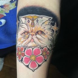 Persian Cat tattoo