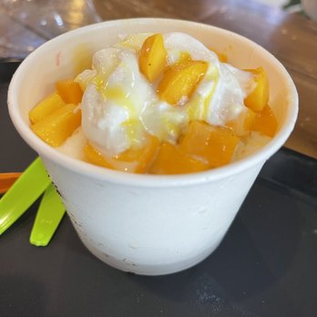 SnowBall RiceBall - Mango Bingsu - Desserts Near Me - Austin, Texas