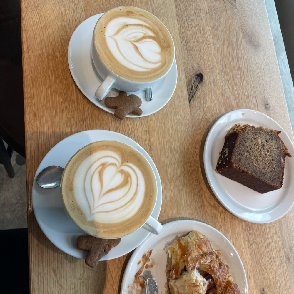 Fox in the Snow - Gingerbread latte, banana bread, apple galette - Bakeries Near Me - Dublin, Ohio