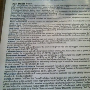 3 Floyds Brewing - Current tap list 10/4/13 - Breweries Near Me - Munster, Indiana
