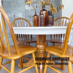 Dogwood Exchange - Wise Owl's One Hour Enamel Paint is rock hard. Table top painted in Kashmir.