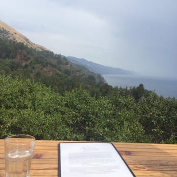 Nepenthe - View from the deck. - New American Near Me - Big Sur, California Nepenthe - View from the deck. - New American Near Me - Big Sur, California