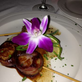 J Ford's Black Angus - Appetizer: seafood combo - bacon wrapped scallops and fried lobster tail. - New American Near Me - Terre Haute, Indiana