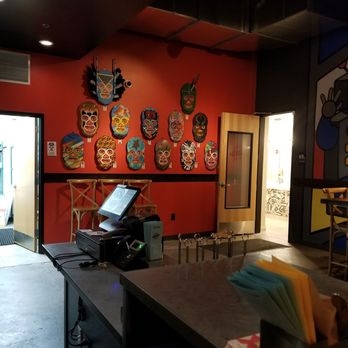 Session Taco - Thought these hand-crafted mask wall decorations were awesome! - Cocktail Bars Near Me - Kansas City, Missouri Session Taco - Thought these hand-crafted mask wall decorations were awesome! - Cocktail Bars Near Me - Kansas City, Missouri