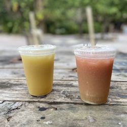 Fruits n’ Cahoots - Pink sugar and pine sugar drink