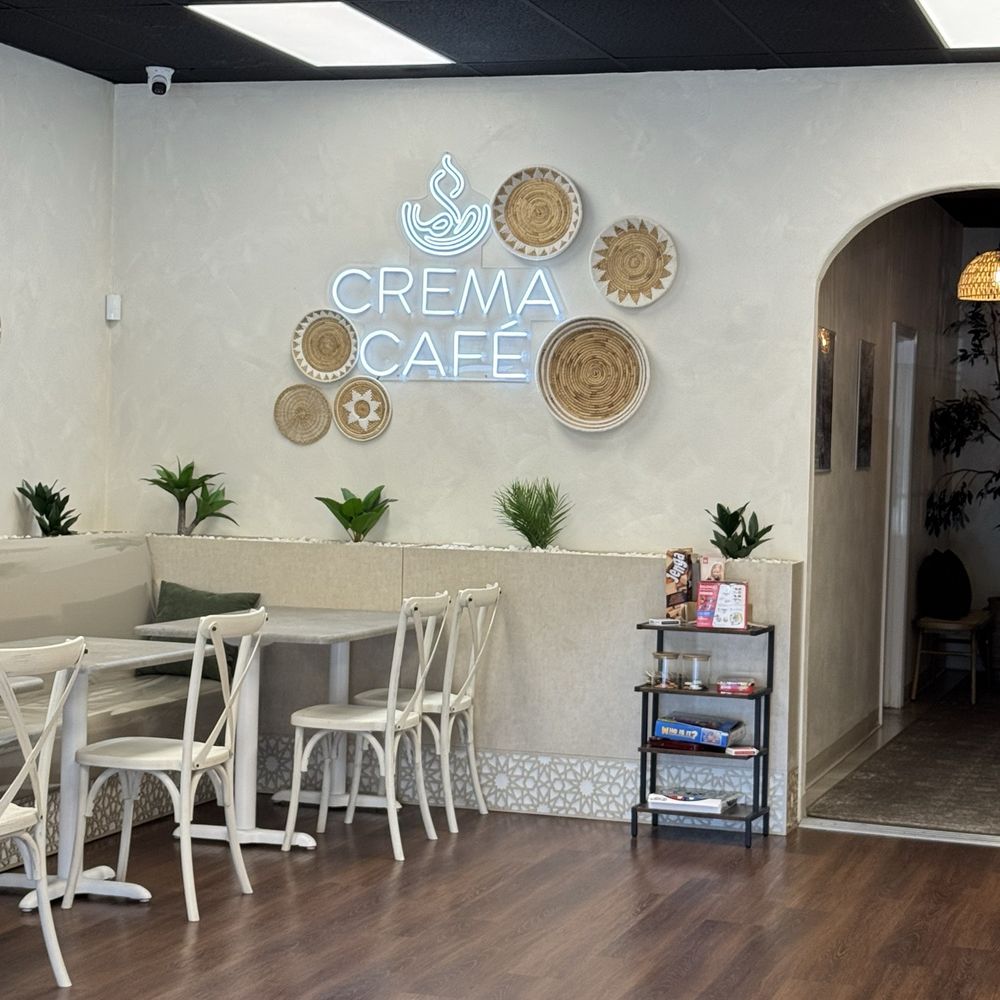 Crema Cafe - Interior - Cafes Near Me - Bakersfield, California