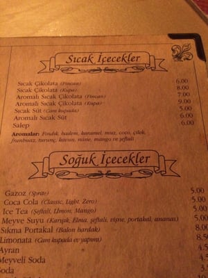 Menu photo 5 Bahane Kültür Istanbul, 34