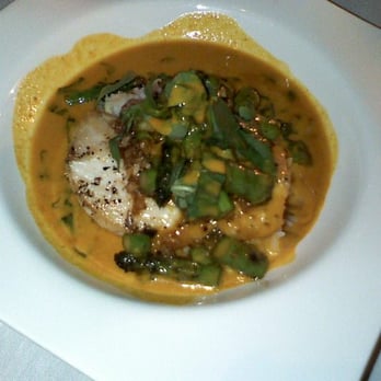 Abreo Restaurant - Halibut cooked with light coconut curry broth, caramelized asparagus and ginger rice 11 - Tapas Bars Near Me - Rockford, Illinois Abreo Restaurant - Halibut cooked with light coconut curry broth, caramelized asparagus and ginger rice 11 - Tapas Bars Near Me - Rockford, Illinois