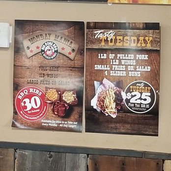 Big Bone BBQ & Wicked Wings - Monday and Tuesday specials - Chicken Wings Near Me - Maple, Ontario