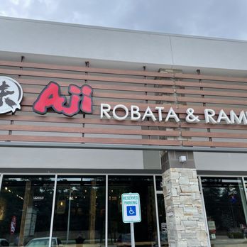 Aji Robota & Ramen Tomball - Outside sign. - Ramen Near Me - Tomball, Texas