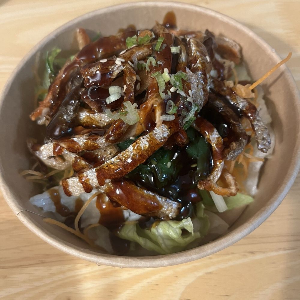 Hachimi Sushi - Salmon skin salad - Sushi Bars Near Me - Centereach, New York