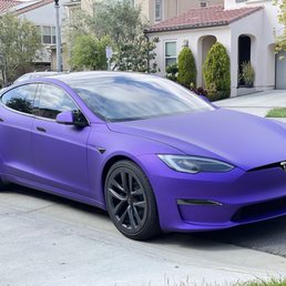 ~ Wrapped Matte Purple Tesla S ~ ~ Wrapped Matte Purple Tesla S ~