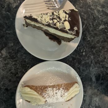 Caffe Palermo - Plain Cannoli & chocolate Mousee - Bakeries Near Me - New York, New York Caffe Palermo - Plain Cannoli & chocolate Mousee - Bakeries Near Me - New York, New York