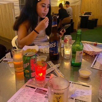 Joo Pocha - Soju service with the lights! So cool - Korean Near Me - Los Angeles, California Joo Pocha - Soju service with the lights! So cool - Korean Near Me - Los Angeles, California