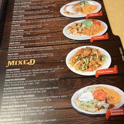 Tequila Mexican Restaurant Hiram - Menu