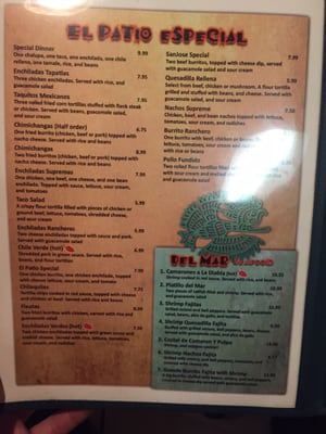 Menu photo 7 El Patio Mexican Restaurant Farmington, MI Menu photo 7 El Patio Mexican Restaurant Farmington, MI