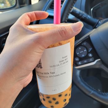 TeaDM Street Food Corner - Red thai tea with honey tapioca boba - Bubble Tea Near Me - Sterling, Virginia TeaDM Street Food Corner - Red thai tea with honey tapioca boba - Bubble Tea Near Me - Sterling, Virginia