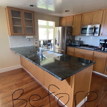 Elegant Stone & Cabinets - We wanted to brighten up the kitchen. - Kitchen & Bath Near Me - Walnut Creek, California Elegant Stone & Cabinets - We wanted to brighten up the kitchen. - Kitchen & Bath Near Me - Walnut Creek, California