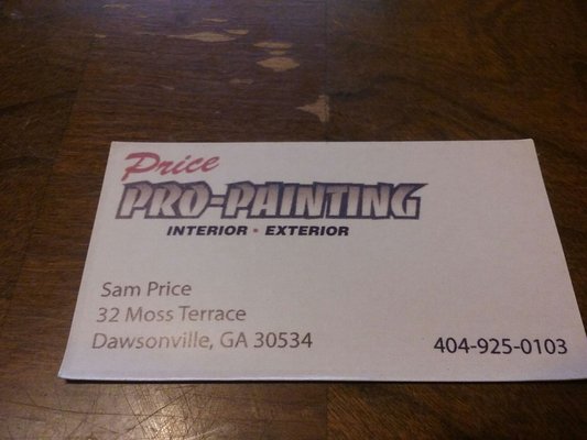 Price Pro Painting Logo