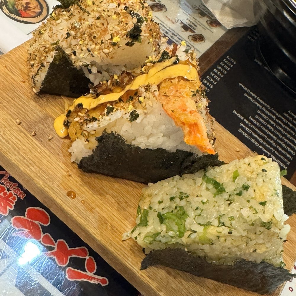 Katsu Ramen - Tuna Mayo Onigiri, Tempura Shrimp onigiri - Ramen Near Me - Aurora, Colorado