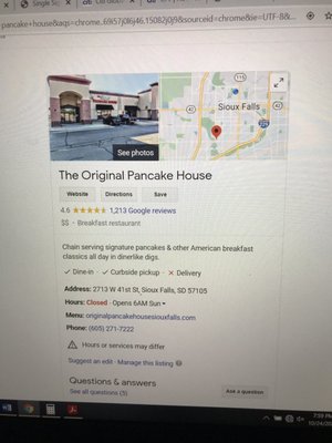 Menu photo 8 The Original Pancake House Rockville, MD