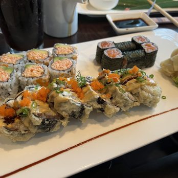 Passion Fin - Spicy California Roll, Salmon Roll and White Fish Tempura Roll - Asian Fusion Near Me - Vienna, Virginia