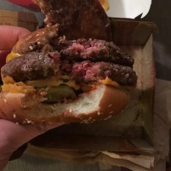 McDonald's - Second burger, also red and cold in the middle. - Fast Food Near Me - Archbold, Ohio McDonald's - Second burger, also red and cold in the middle. - Fast Food Near Me - Archbold, Ohio