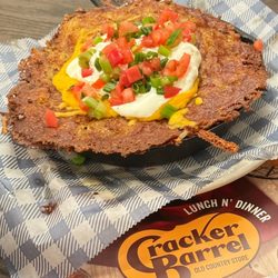 Cracker Barrel Old Country Store - If you love pot roast...Hashbrown Casserole Shepherd's Pie is the way to go on this cold evening. So good! Plentiful ƪ(･‿･) too!