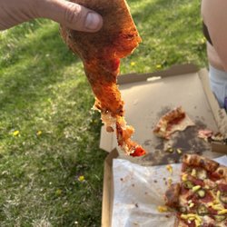 The Hub Pizza - Most soggiest pizza I've ever had.