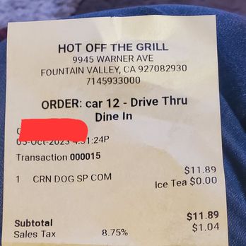 Hot Off the Grill - Fast Food Near Me - Fountain Valley, California Hot Off the Grill - Fast Food Near Me - Fountain Valley, California