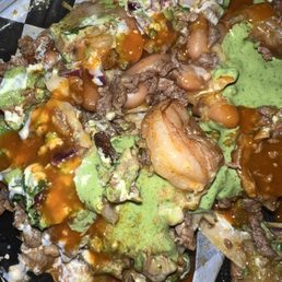 surf and turf nacho. surf and turf nacho.