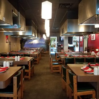 Akira - Dining area with 10 hibachi tables and 5 regular tables - Japanese Near Me - Plainfield, Indiana