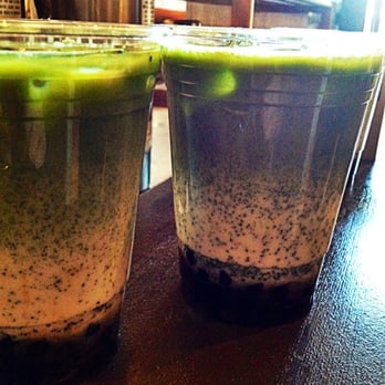 Asha Tea House - Matcha Green Tea Lattes with bobs - Tea Rooms Near Me - Berkeley, California