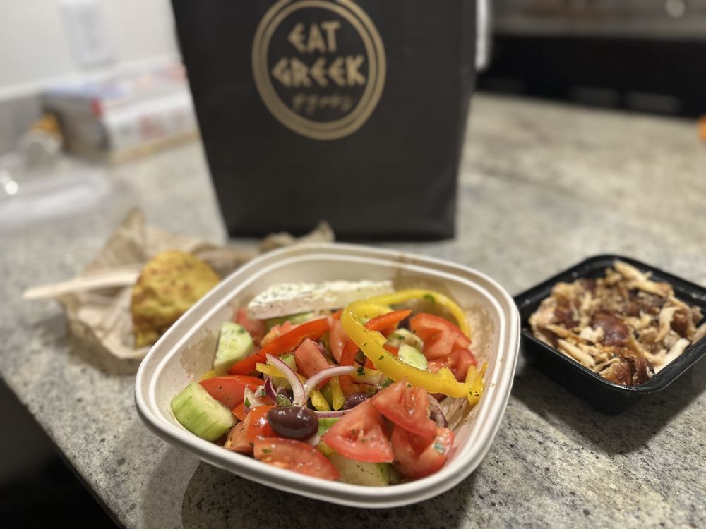 Food from Eat Greek Gyros