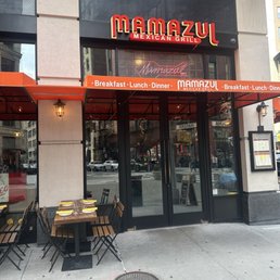 Exterior outside entrance of Mamazul Mexican Grill - New York, New York Exterior outside entrance of Mamazul Mexican Grill - New York, New York