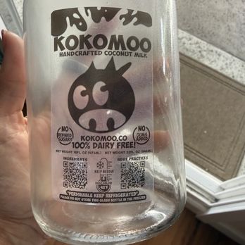 Kokomoo - Sad empty bottle.  Coconut milk gone too fast! - Coffee & Tea Near Me - Costa Mesa, California