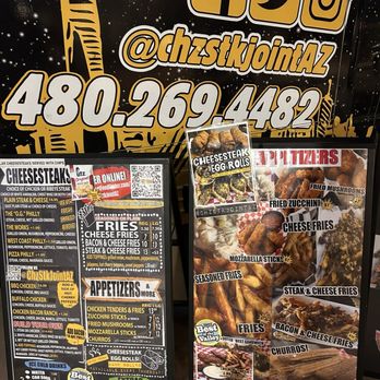 The Cheesesteak Joint - the menu and prices - Food Trucks Near Me The Cheesesteak Joint - the menu and prices - Food Trucks Near Me